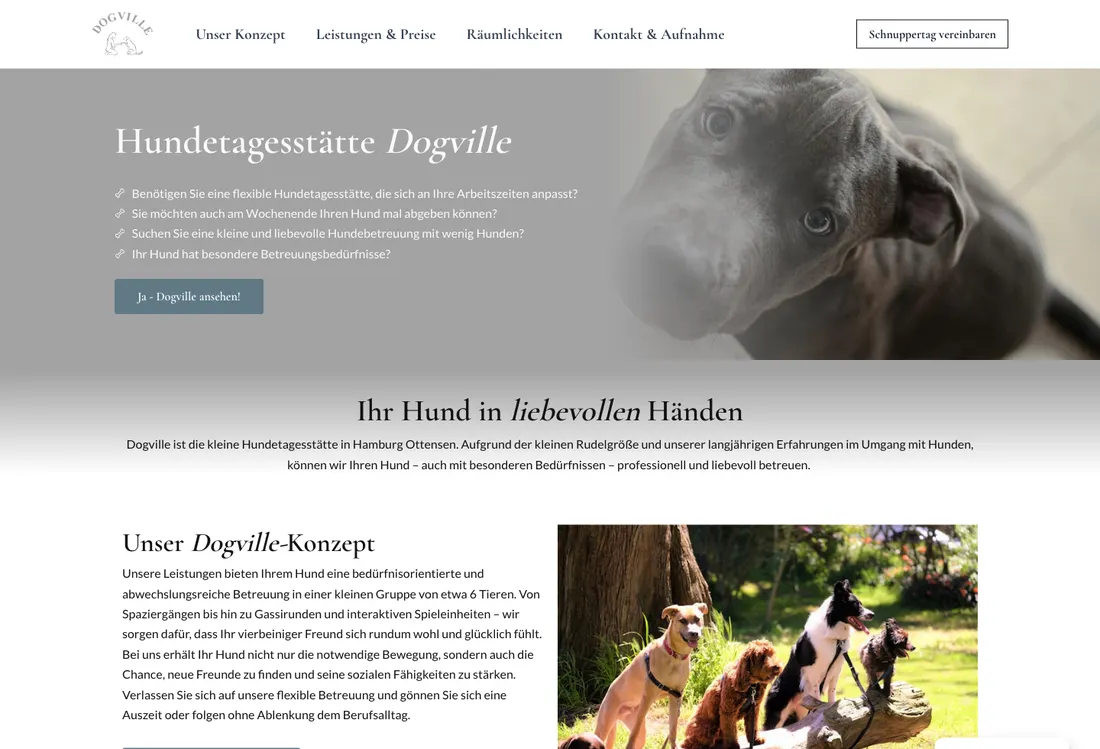 Förhandsvisning av dogville.me
