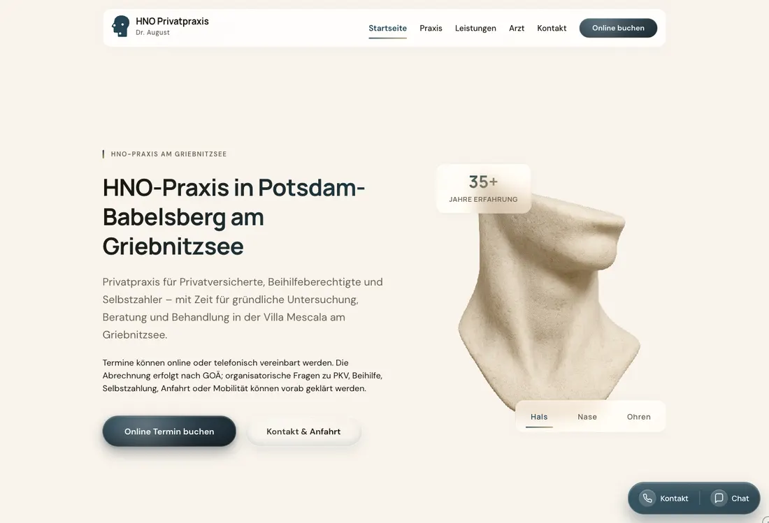 Förhandsvisning av hno-dr-august.de